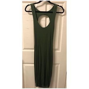Army green dress